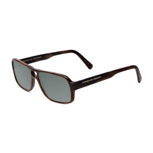 Porsche Design P8217-B 56mm Polarized Sunglasses in Brown Carbon Fiber 4 Options Smoke Grey Polar