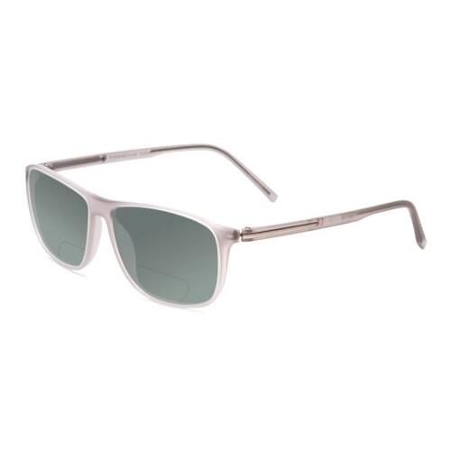 Porsche P8278-C 56mm Polarized Bi-focal Sunglasses Crystal Matte Grey 41 Options Grey