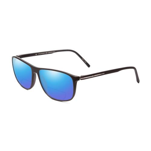 Porsche Designs P8278-A 56mm Polarized Bi-focal Sunglasses Matte Grey 41 Options Blue Mirror