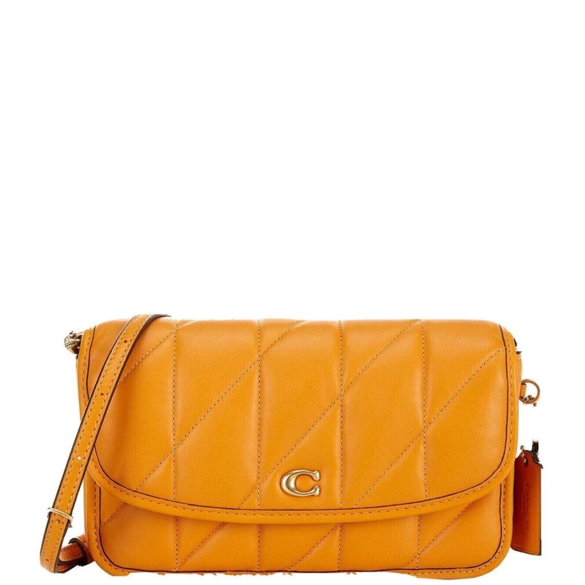 Coach C8571 Hayden Quilted Pillow Leather Papaya Crossbody