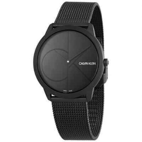 Calvin Klein Minimal Quartz Black Dial Men`s Watch K3M514B1