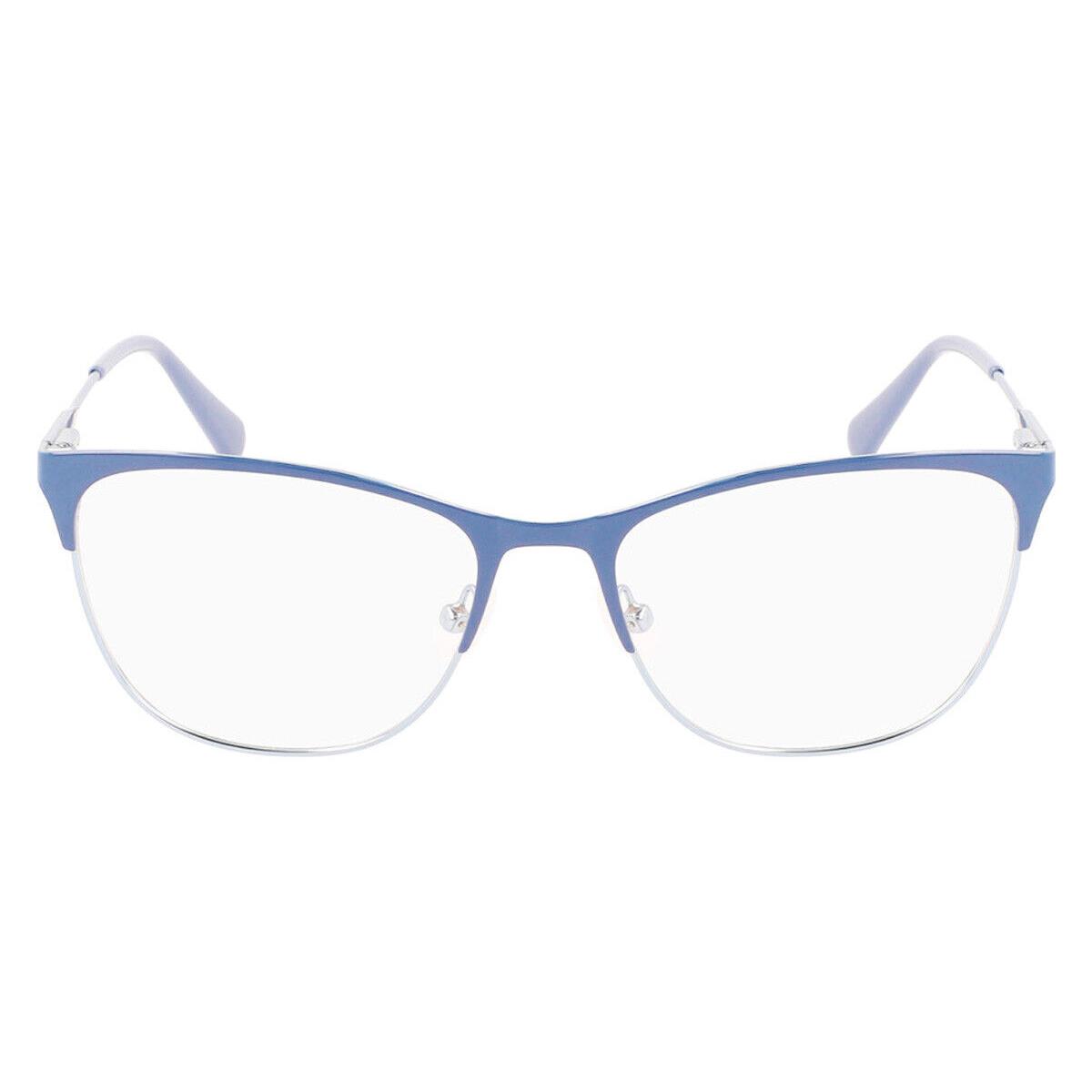 Calvin Klein CKJ22206 Eyeglasses Women Blue Rectangle 52mm