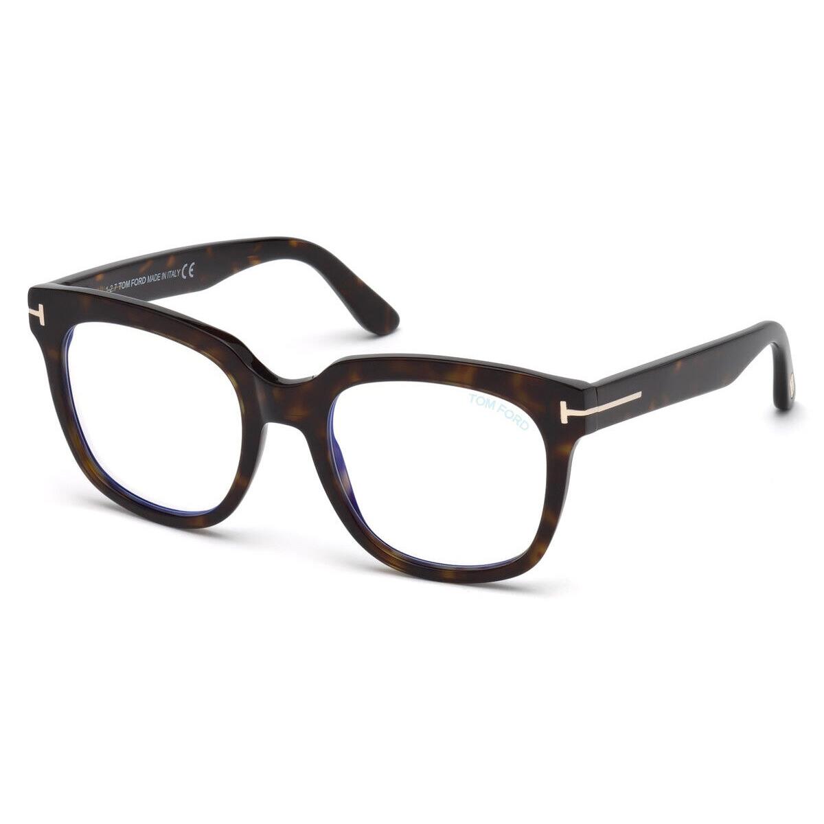 Tom Ford FT5537-B Eyeglasses Geometric 52mm