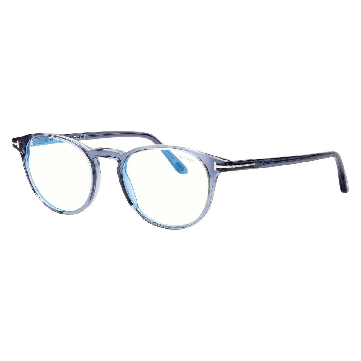 Tom Ford FT5803-B Eyeglasses Round 49mm