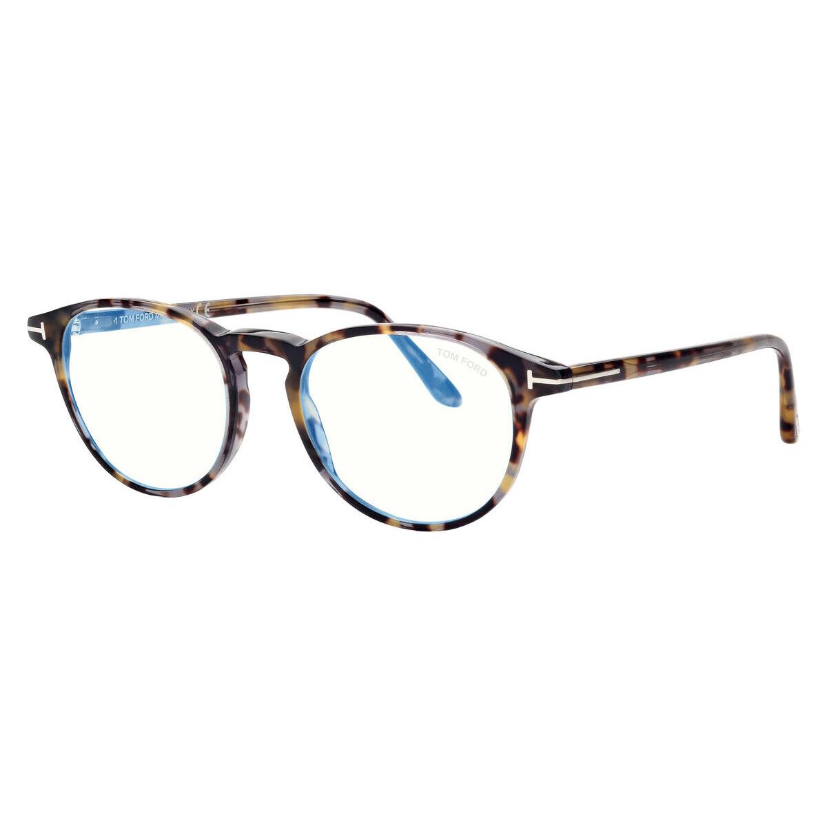 Tom Ford FT5803-B Eyeglasses Round 49mm