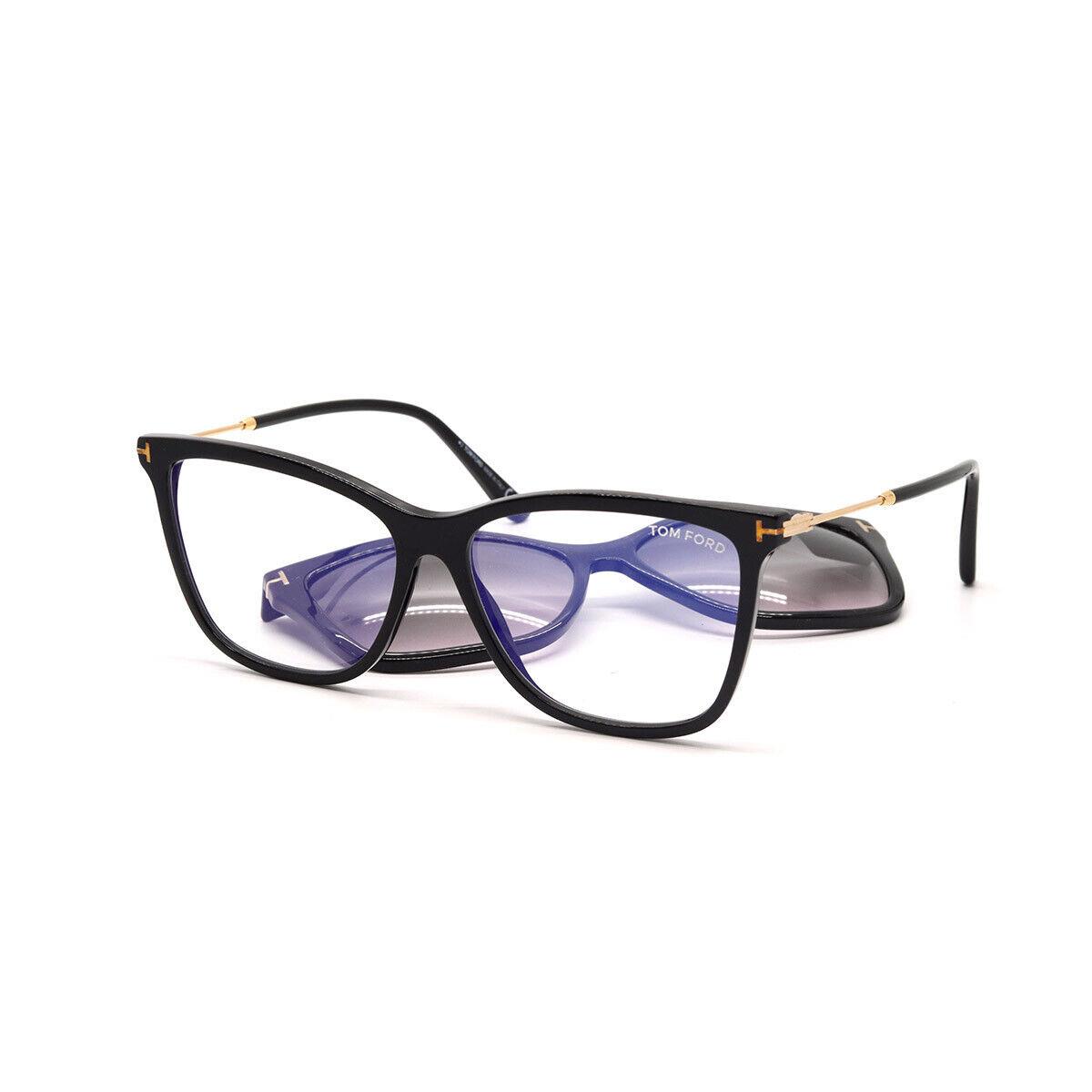 Tom Ford FT5824-B-001 Clip On Eyeglasses