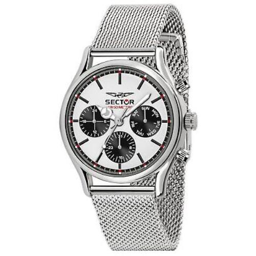 Sector 660 White Silver Dial Stainless Steel Quartz R3253517008 Men`s Watch