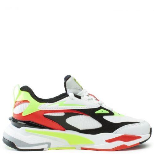 Mens Puma Rs-fast Limits 387740-02 Whit-blk/safety Yellow