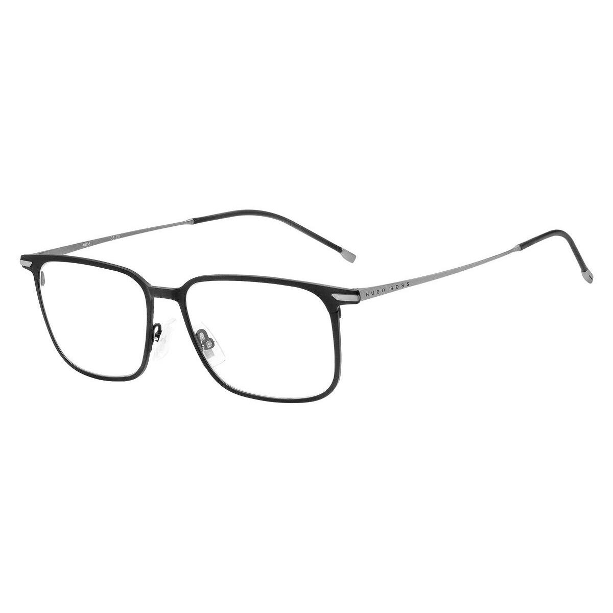 Boss 1253 Eyeglasses Men Matte Black Rectangle 55mm