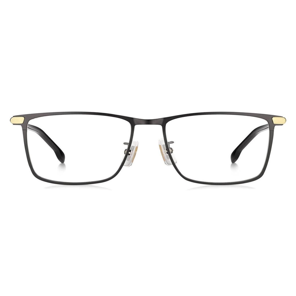 Hugo Boss 1226/F Eyeglasses Men 0I46 Black Gold Rectangle 56mm