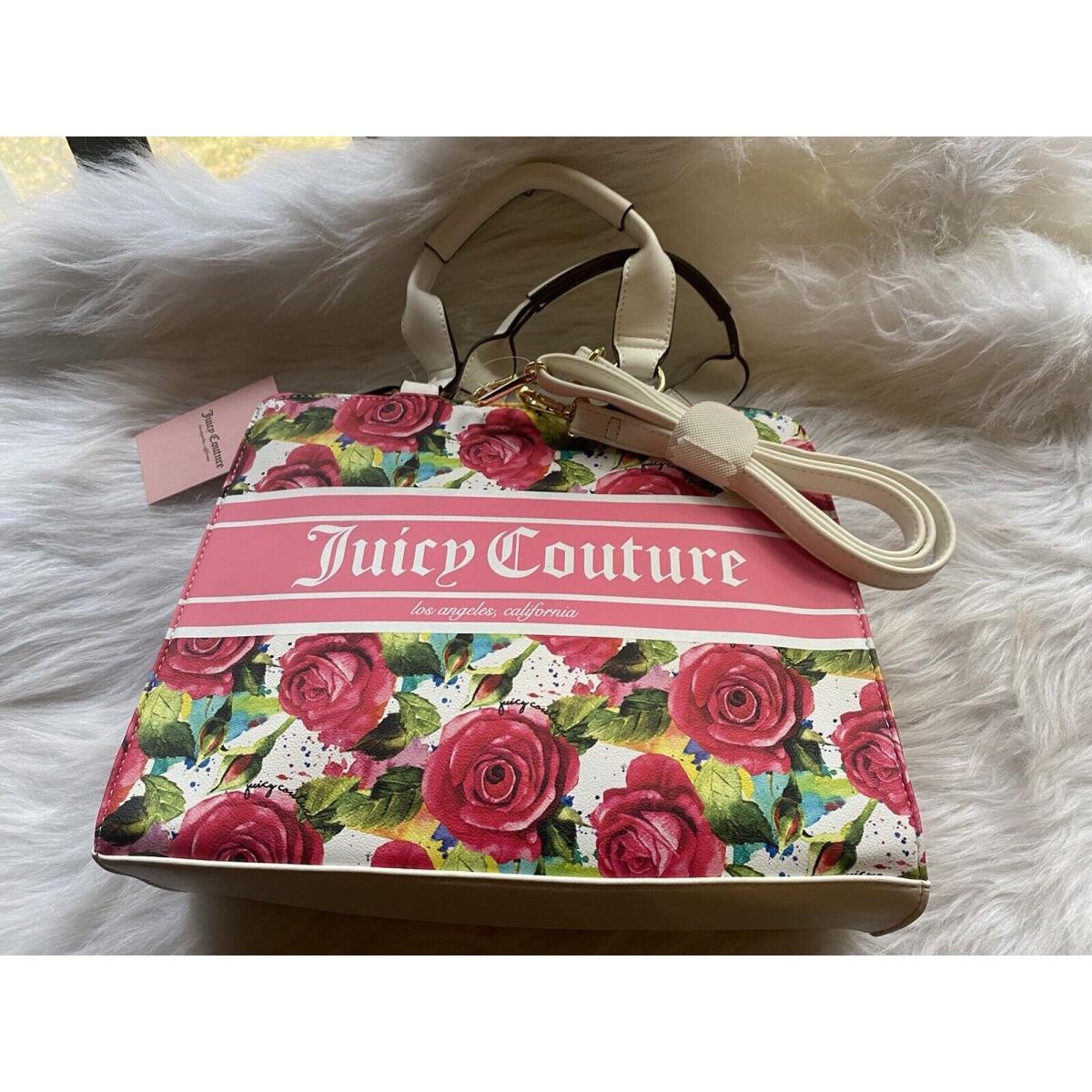 Juicy Couture Billboard Tote Bag Malibu Rose Floral