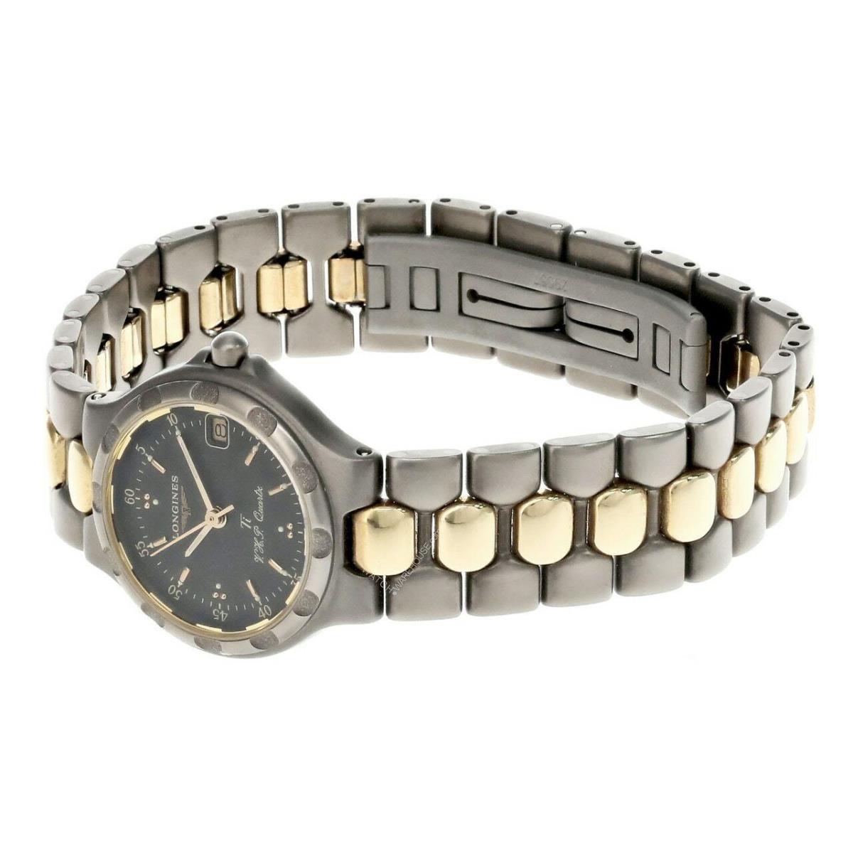 Longines watch Conquest - Gray Dial, Two-tone (Gray-Gold-tone) Band