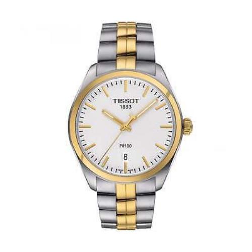 Tissot PR 100 Men`s Silver Dial Bracelet Watch T1014102203100