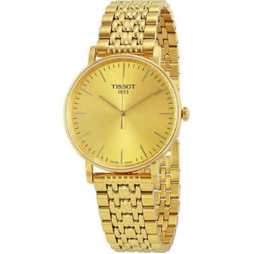 Tissot Everytime Medium Women`s Champagne Dial Bracelet Watch T1094103302100