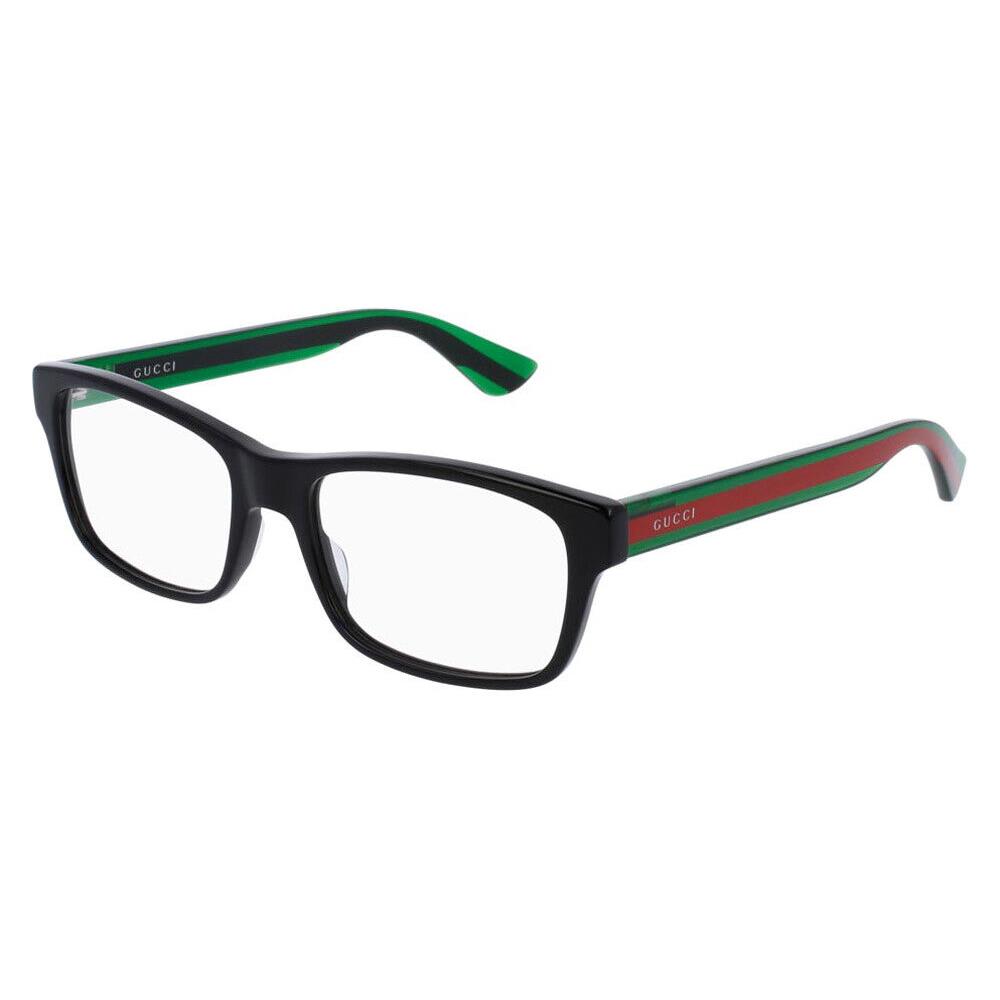 Gucci GG0006ON Eyeglasses Men Green Rectangle 55mm