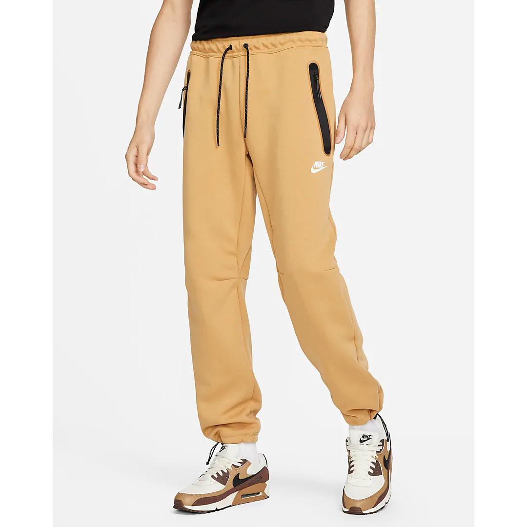 Nike Sportswear Tech Fleece Pants Size S Joggers Element Gold DQ4312-722