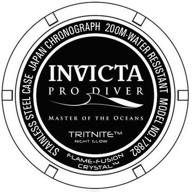 Invicta watch Pro Diver - Blue Dial, Black Band, Blue Bezel