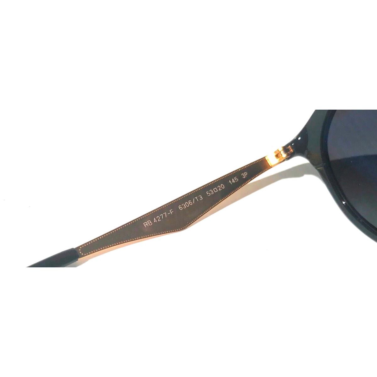 Ray-Ban sunglasses Emma - Frame: Black and Gold, Lens: Grey 10