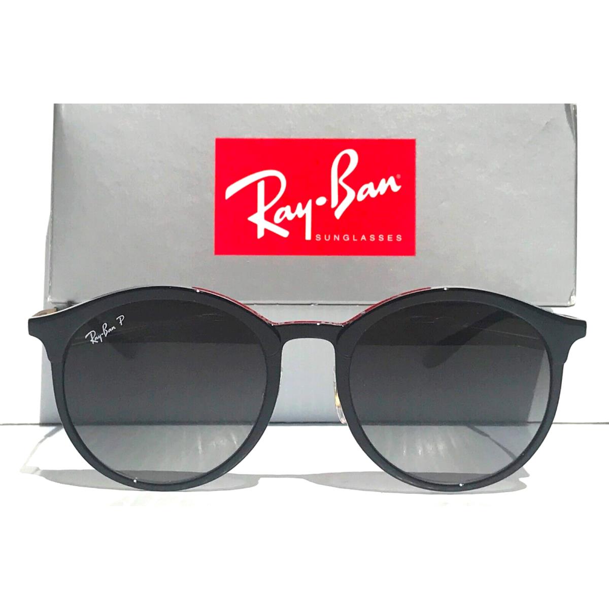 Ray-Ban sunglasses Emma - Frame: Black and Gold, Lens: Grey 0