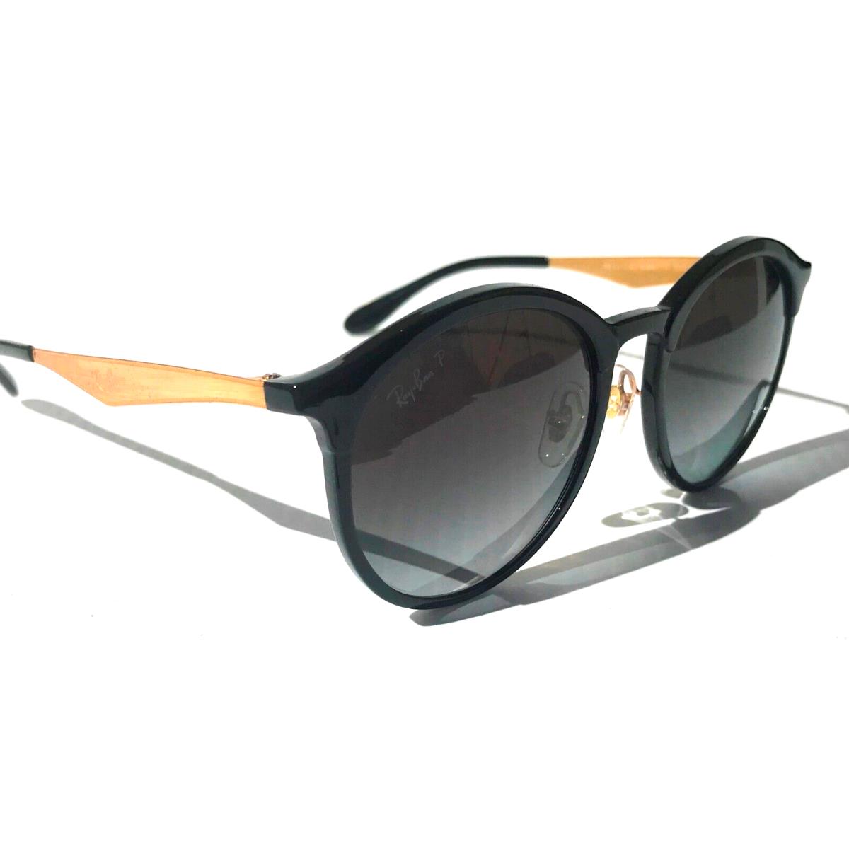 Ray-Ban sunglasses Emma - Frame: Black and Gold, Lens: Grey 7