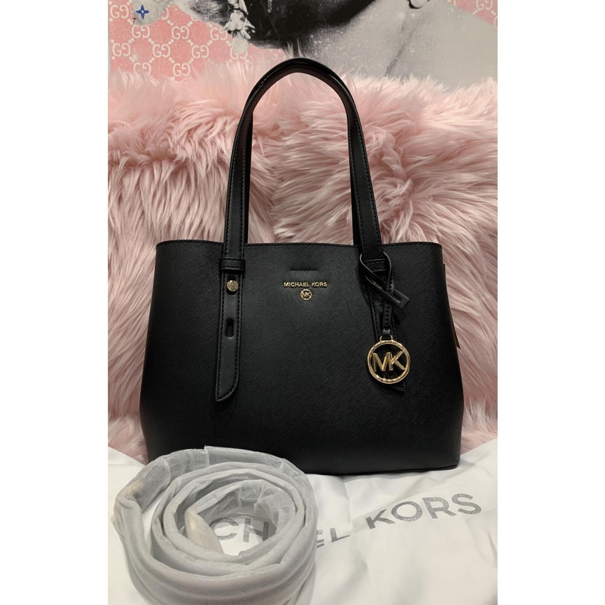 Michael Kors Mel Sm Tote Leather Black 38F2G3MTIL