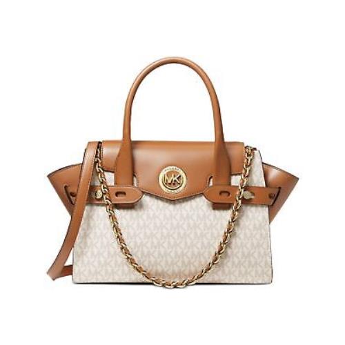 Michael Kors Women`s Ivory Carmen Feet Removable Straps Double Strap Handbag  - Michael Kors bag - 063288723627 | Fash Brands