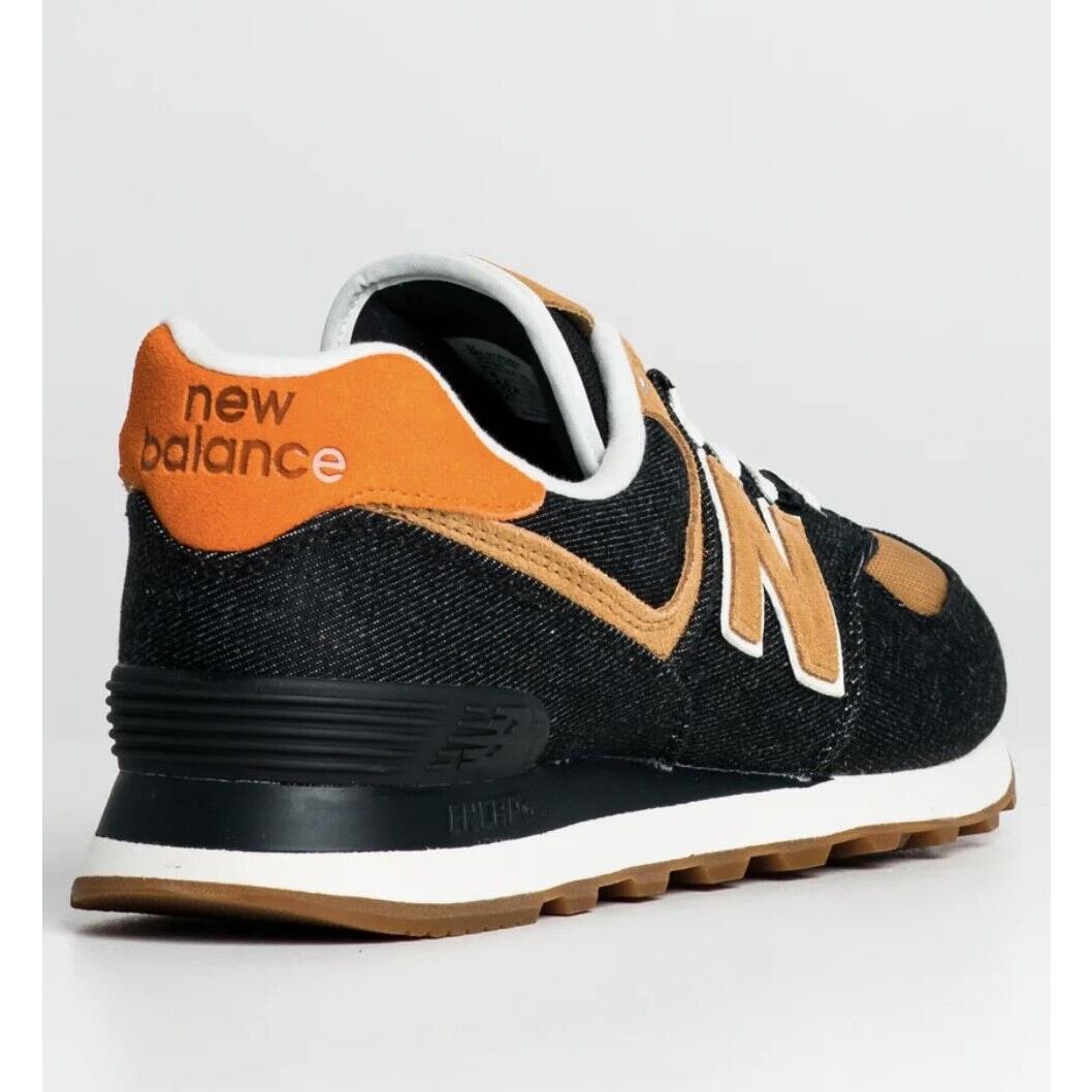 New Balance shoes  - Black White Orange Beige 4