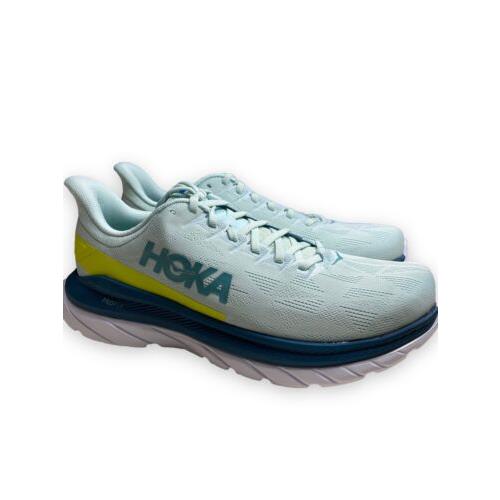 Hoka One One Mach 4 - Blue Glass / Evening Primrose Men s Running Shoes 10 D