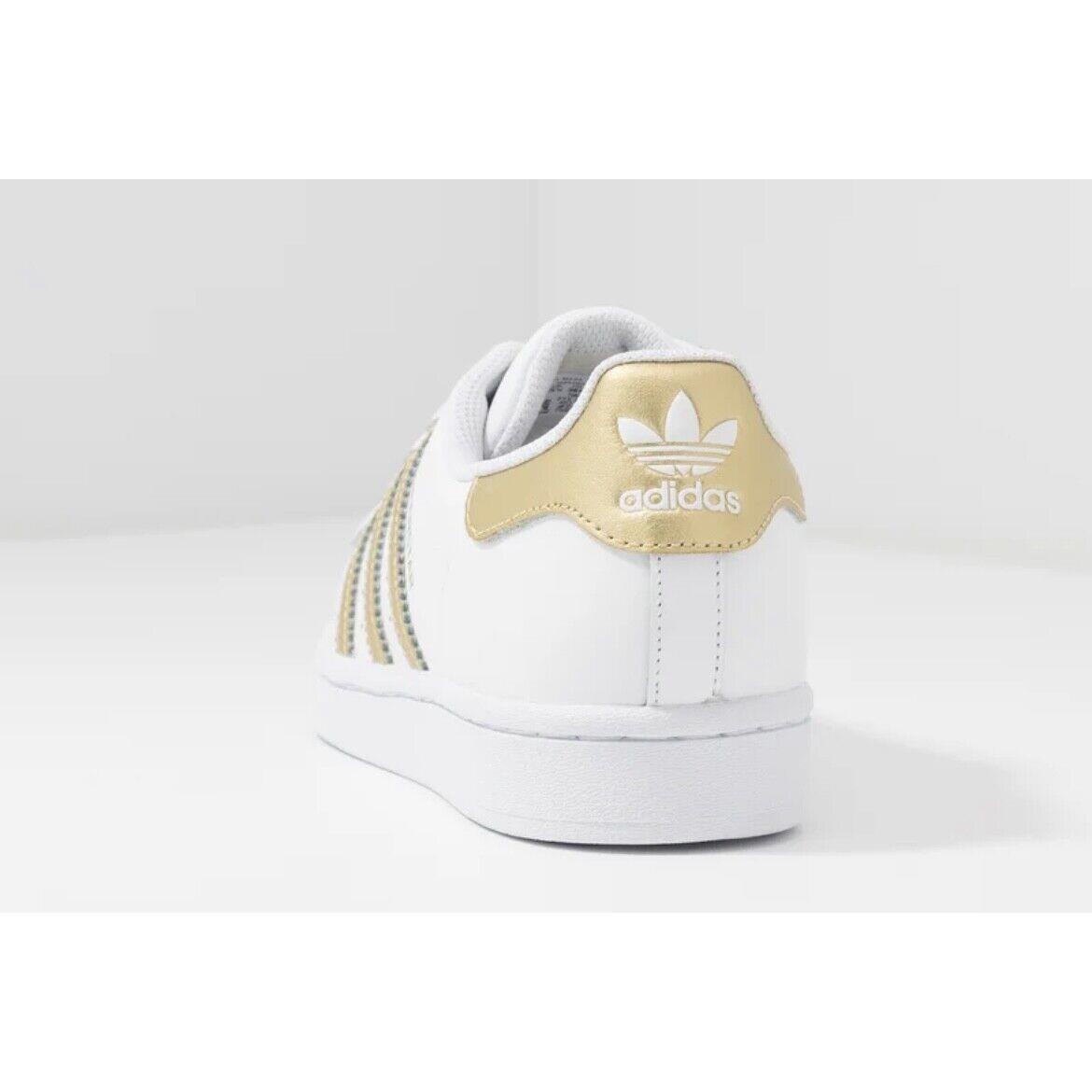 Adidas shoes Superstar - White Gold 4