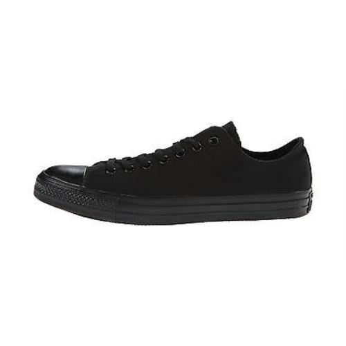 Converse All Star Women`s Men`s Shoes Black Mono Canvas Low Top Fashion Sneakers