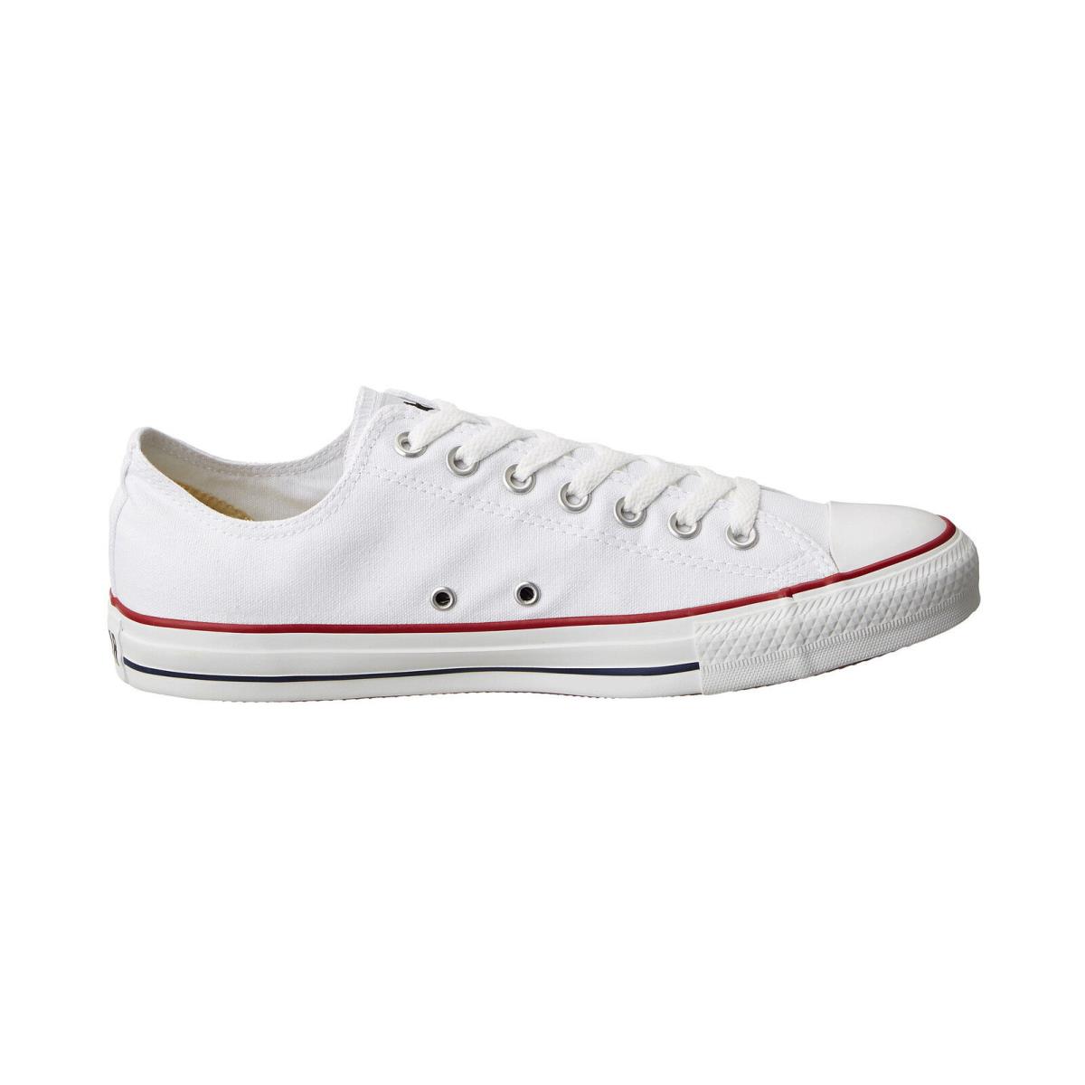 Converse Men Shoes All Star Classic Chuck Taylor Low Top Optical White Sneakers - White, Manufacturer: Optical White