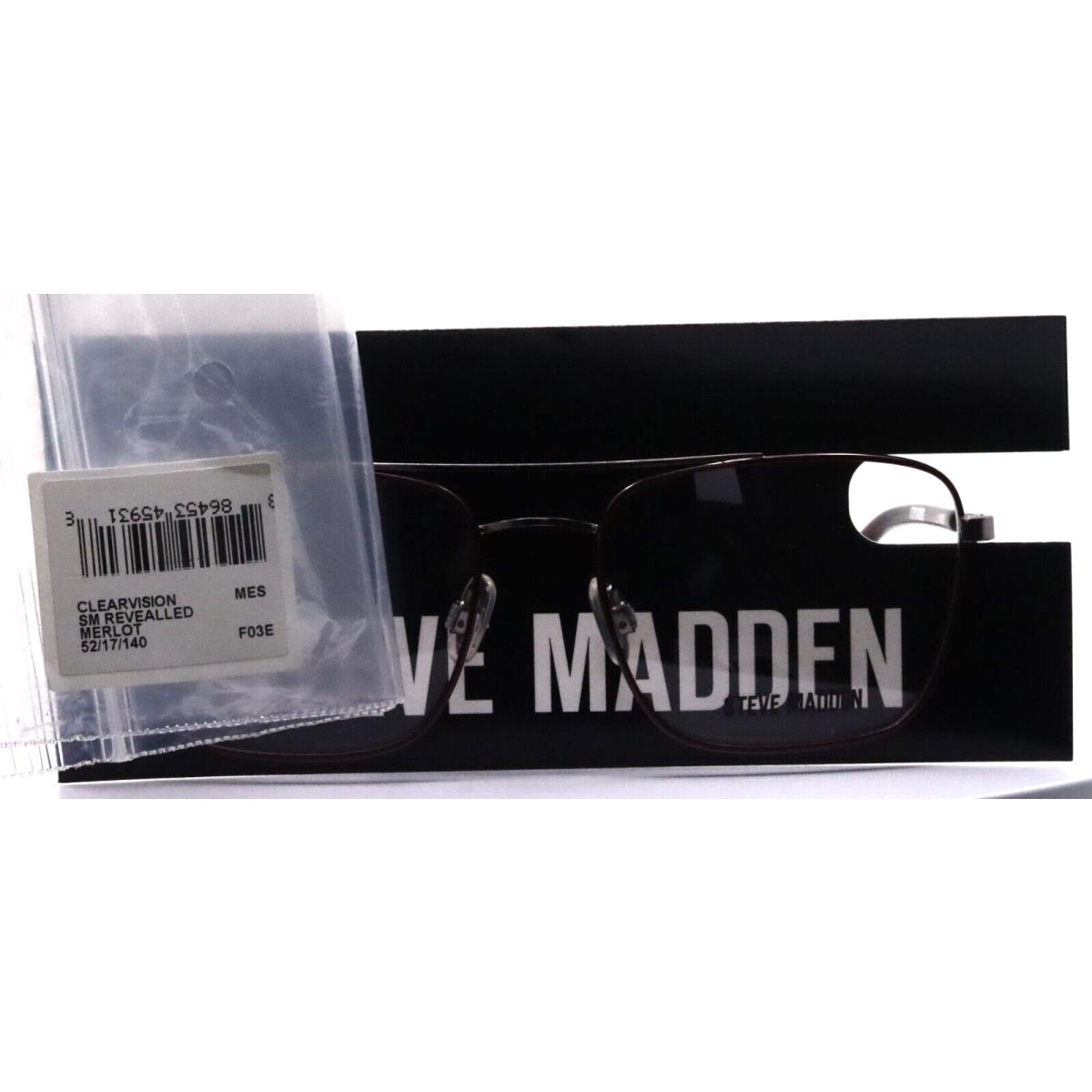 Steve Madden eyeglasses Revealled - Burgundy Frame 9