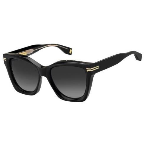 Marc Jacobs MJ/1000/S 0807/90 Black/grey Gradient Square Women`s Sunglasses