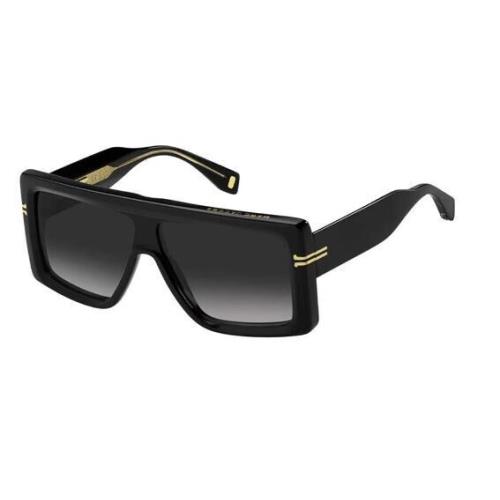 Marc Jacobs MJ/1061/S 07C5/9O Black-crystal/grey Gradient Women`s Sunglasses - Frame: Black-Crystal, Lens: Grey