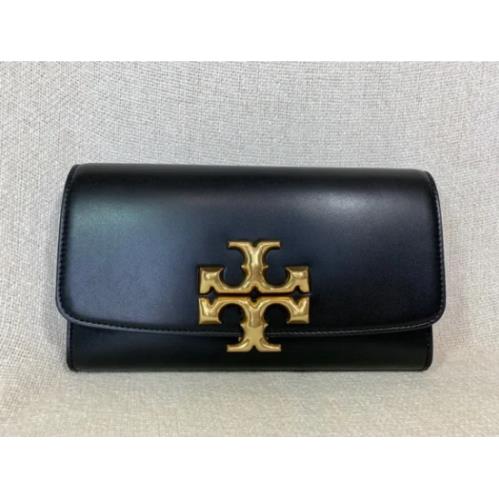 Tory Burch Black Eleanor Convertible Shoulder Bag/clutch