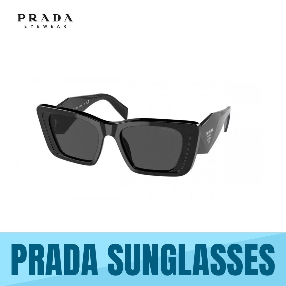 Prada PR 08YS - 1AB5S0 Black - Dark Grey Women`s Sunglasses 51MM