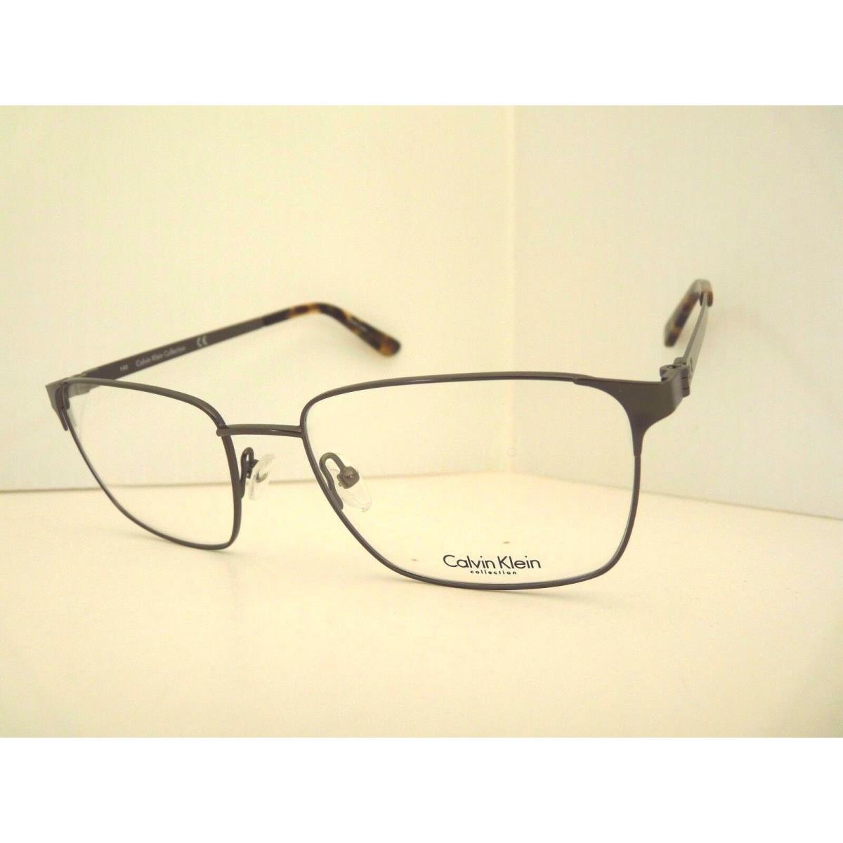 Calvin Klein eyeglasses  - Brown , GUNMETAL Frame 2