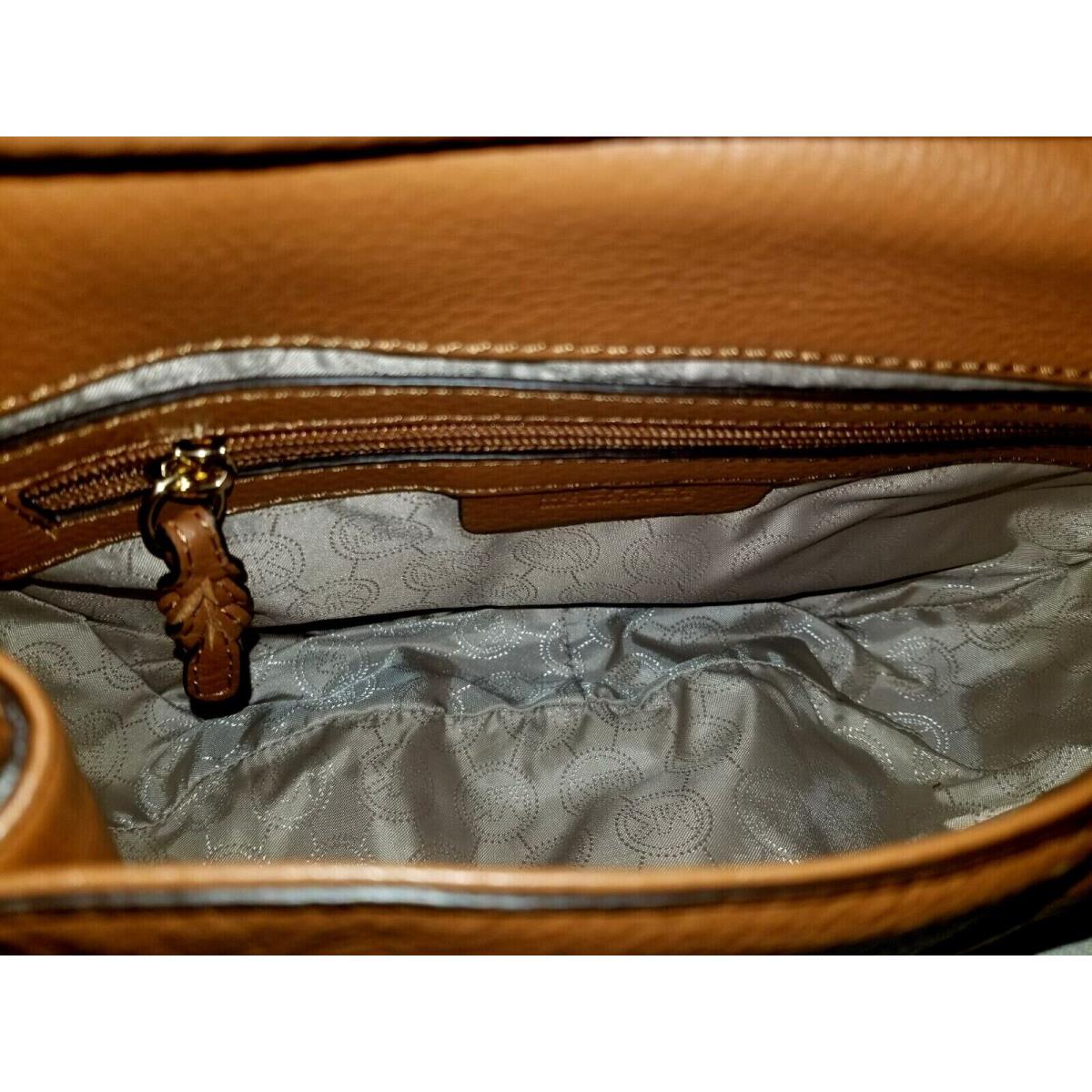 Michael Kors  bag  BENNET - Orange Handle/Strap, Gold Hardware, Beige Lining 10