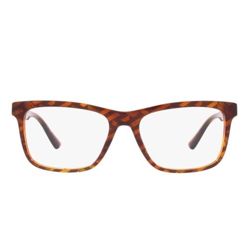 Versace Eyeglasses VE3319 5354 55mm Havana Monogram Print / Demo Lens