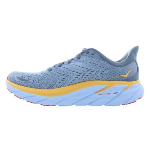 Hoka One One Clifton 8 Mens Shoes Size 11.5 Color: Goblin Blue/mountain Spring - Goblin Blue/Mountain Spring