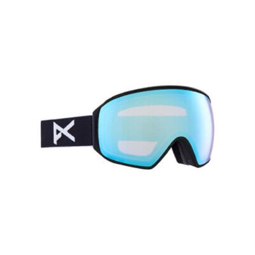 Anon M4 Toric Perceive Snow Goggles w/ Spare Low Light Lens Black - Perceive Variable Blue + Cloudy Pink