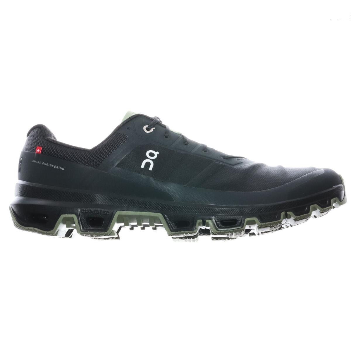 On-running Men`s ON Running Cloudventure Black Reseda Size 14 Shoes - Black