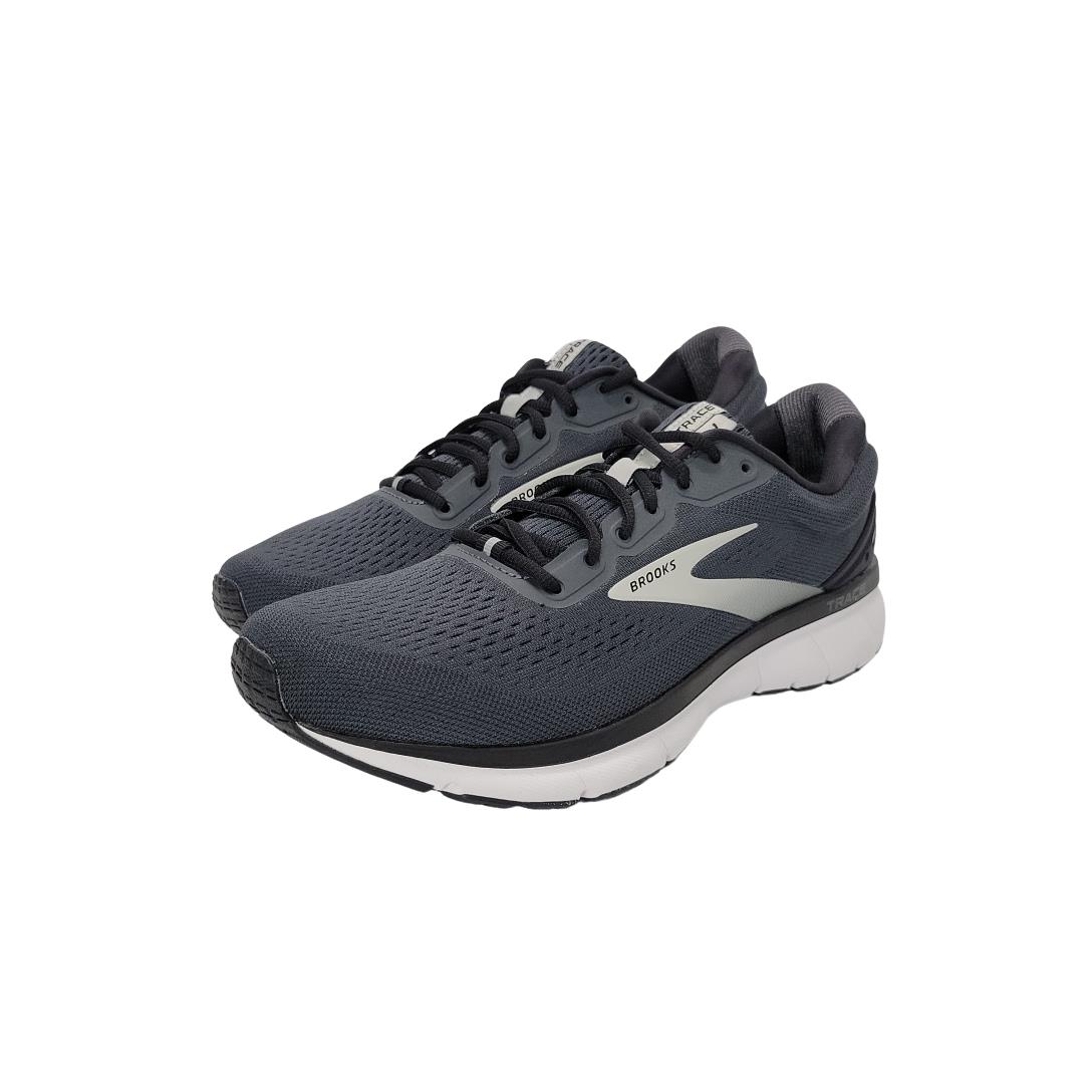 Brooks Trace Men`s Road Running Shoes Athletic Black/grey Sz 10 1103641D072