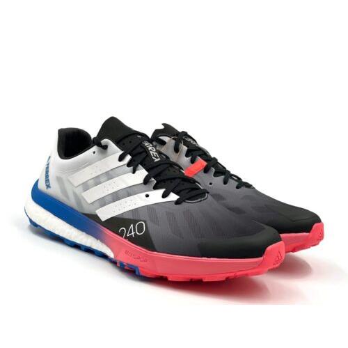 Adidas shoes TERREX Speed Ultra - Multicolor White Blue Red Black 10