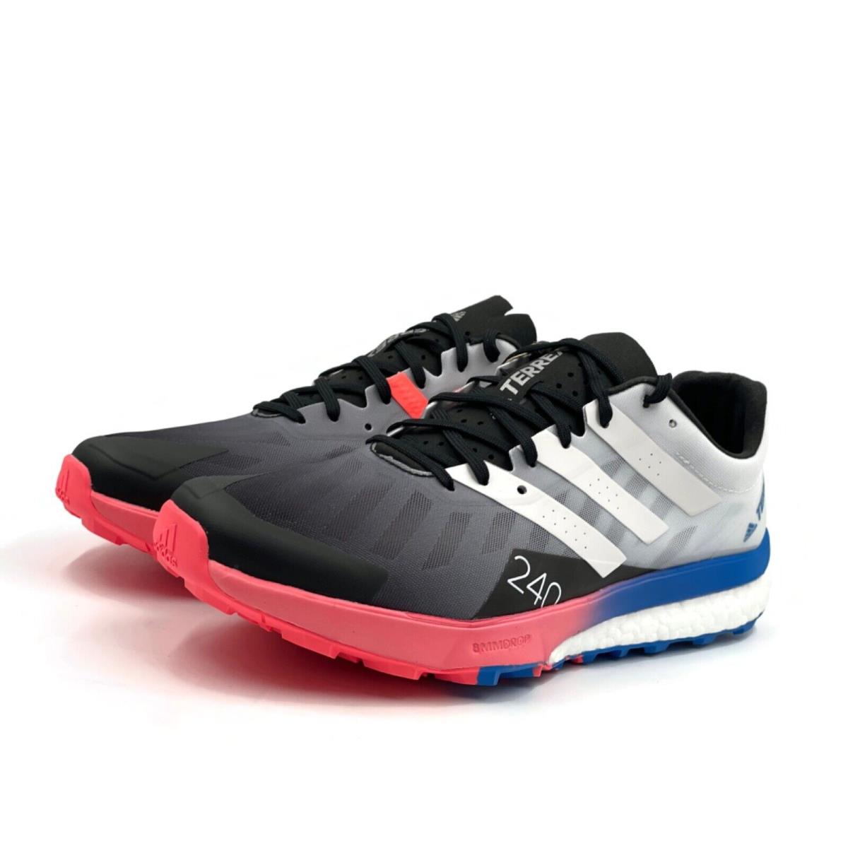 Adidas shoes TERREX Speed Ultra - Multicolor White Blue Red Black 3