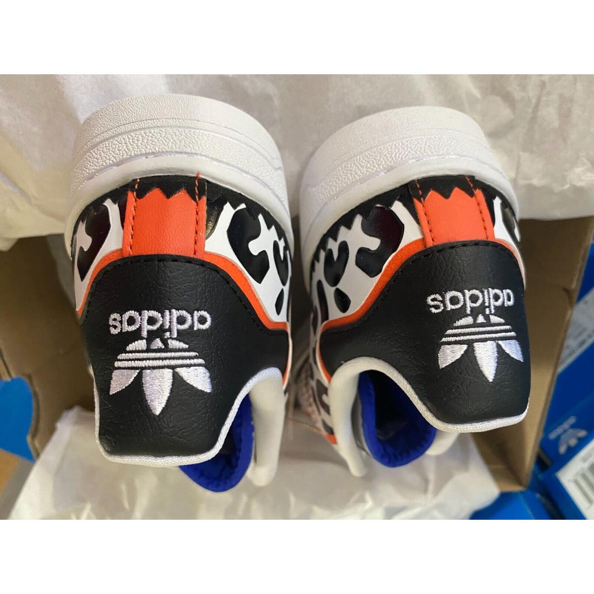Adidas shoes SUPERSTAR - White/Core Black/True Orange 10