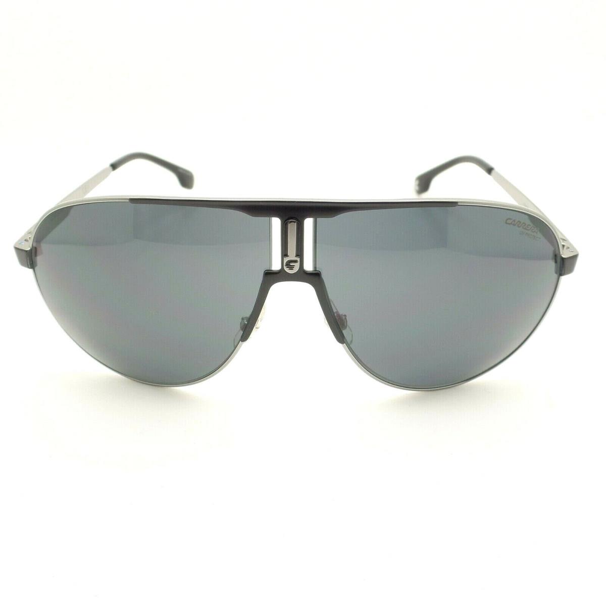 Carrera 1005 S TI7IR Ruthenium Black Gray Blue Sunglasses TI7 IR r