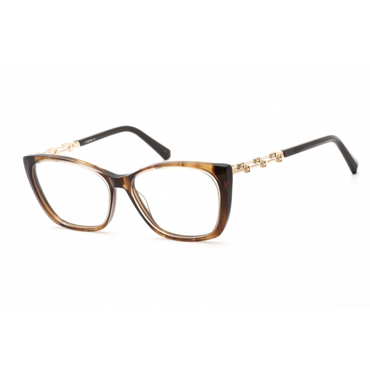 Swarovski SK5383 047 Eyeglasses Light Brown Frame 54mm