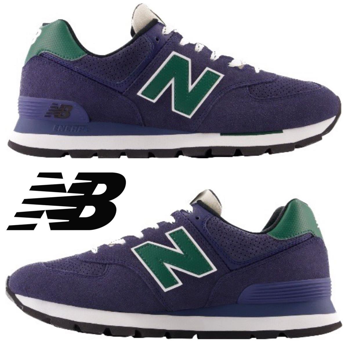 New Balance 574 Rugger Men`s Casual Shoes Running Premium Comfort Sport Gray