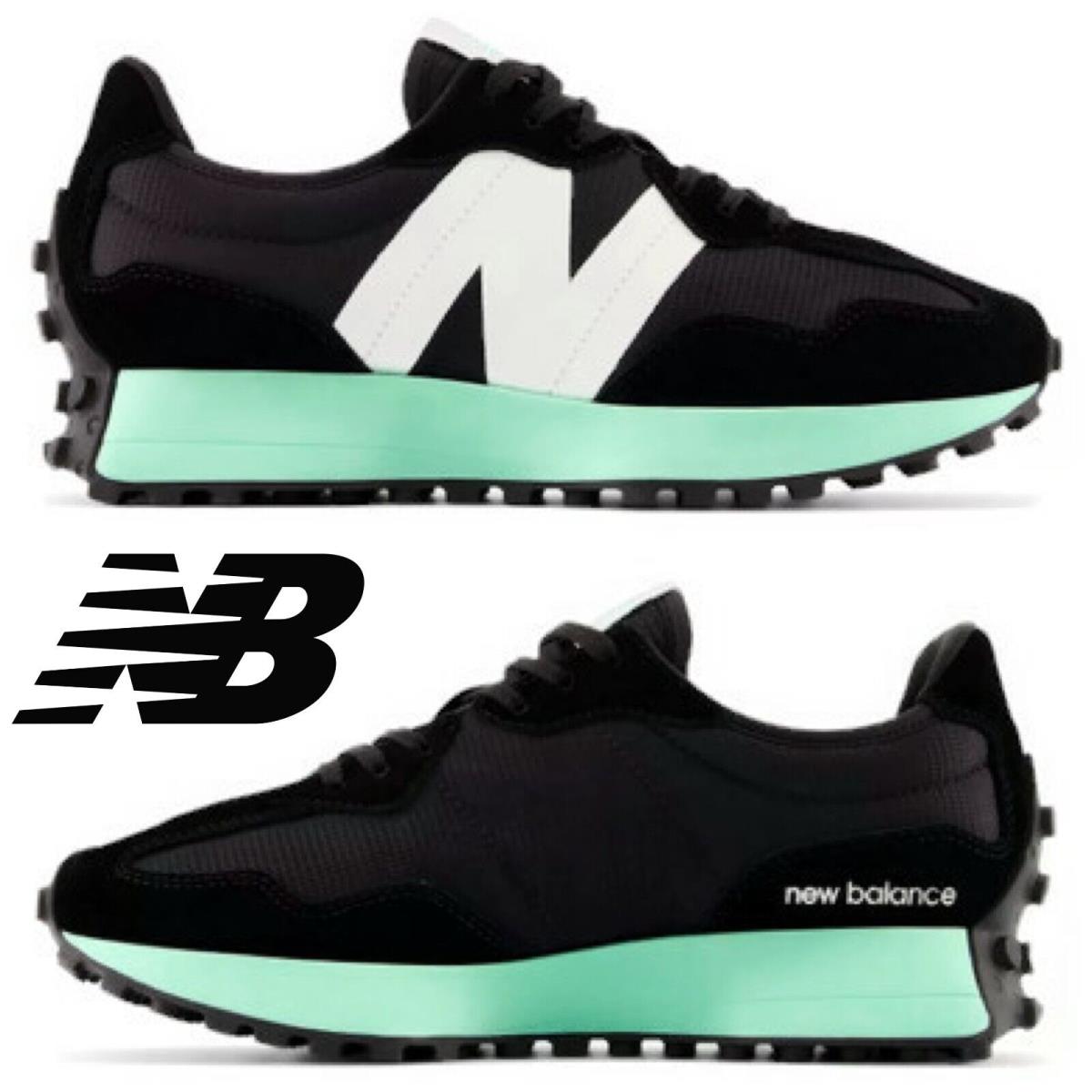 New Balance 327 Women`s Sneakers Casual Shoes Classic Running Gym Sport Black